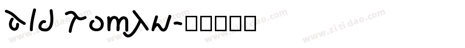 Bid Roman字体转换